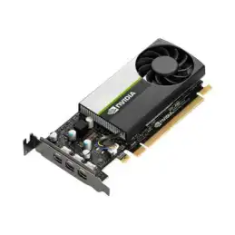 NVIDIA RTX T400 - Carte graphique - T400 - 4 Go GDDR6 - PCIe 3.0 x16 - 3 x Mini DisplayPort - boîtier ma... (DELL-Y1V4P)_1